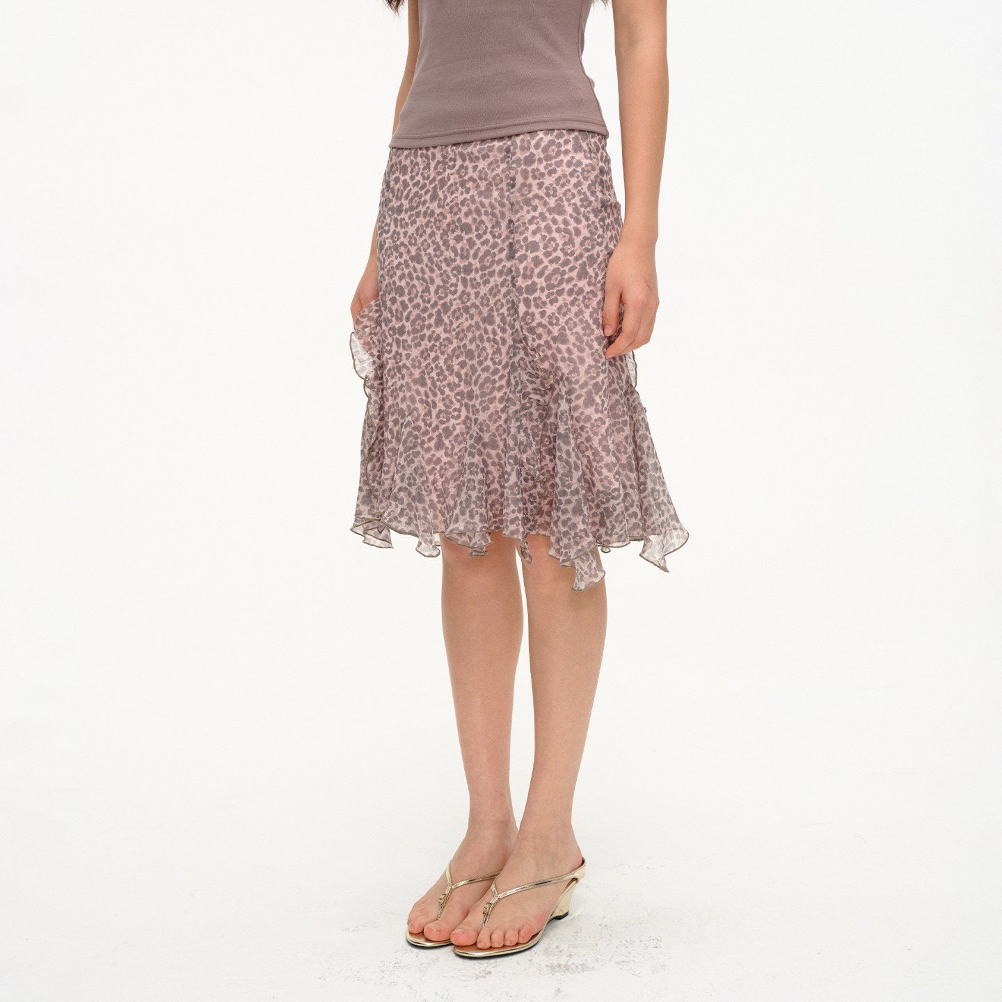 lvetong_Purple_Leopard_Print_Ruffle_A_Line_Low_Waist_Women&