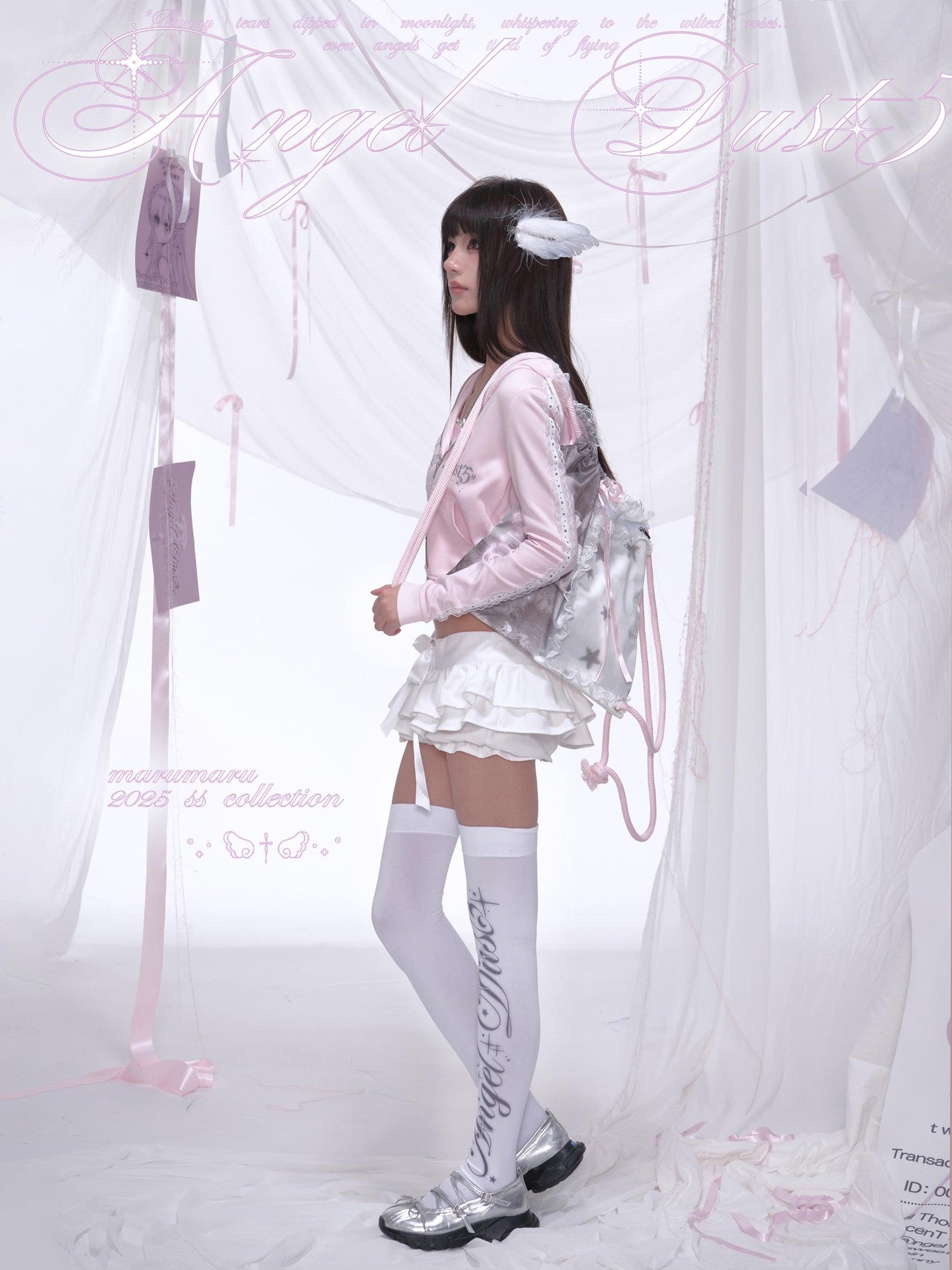 marumaruzip Dreamy Angel Printed Non Slip Women&