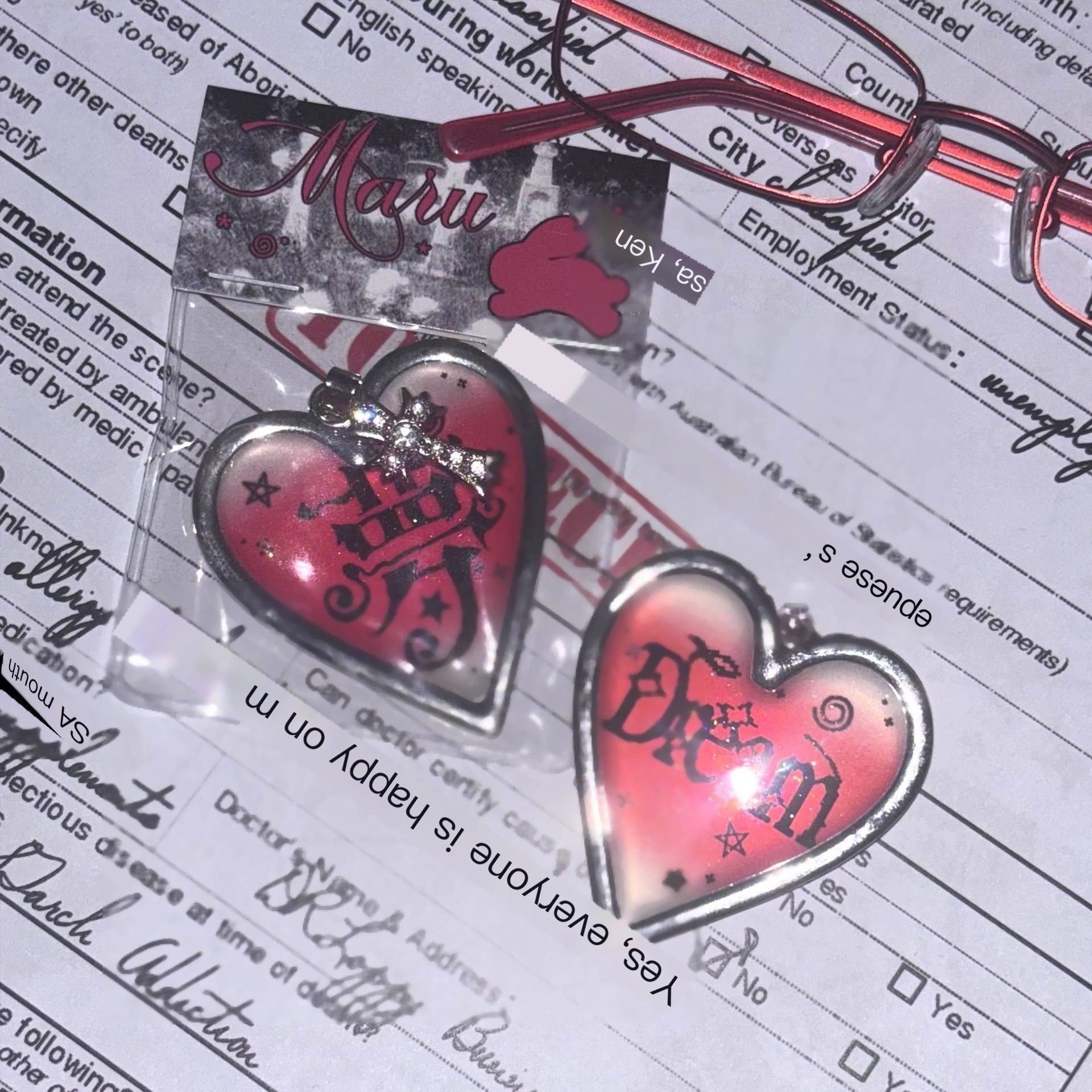 marumaruzip_Metallic_Glitter_Heart_Epoxy_Resin_Niche_Pattern_Women&