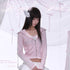 marumaruzip_Pink_Glitter_Angel_Dust_Hooded_Slim_Lettering_Women&