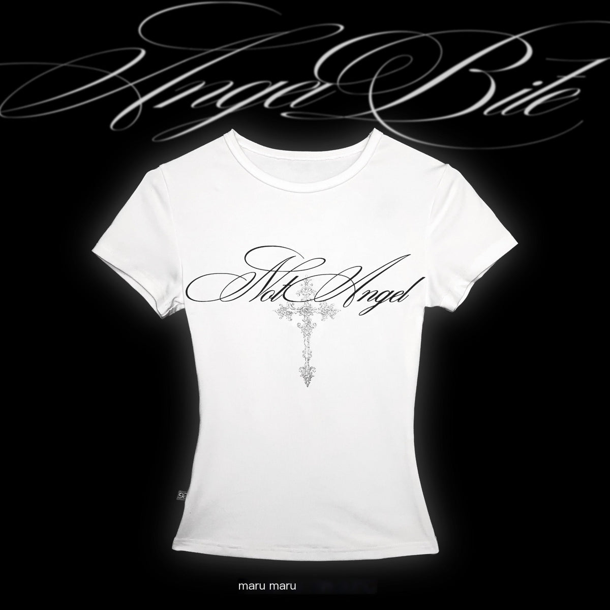 marumaruzip_Silver_Shimmer_Cross_Print_Women&