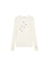 Achihara Sunproof Star Print Modal Cotton Stretch Knit T-Shirt