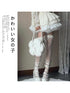 WSW WUSHENWU Y2K Fishnet Socks With Print Dark Sweet Femme Punk Style