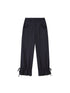DIDDI MODA Lace Trimmed Flowy Straight Leg Trousers