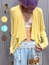 nit alcove Tricolor Breathable Sun Short Open Front Women&