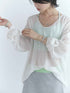 nnn_society_Buttoned_Sheer_Knit_Adjustable_V-neck_Women&