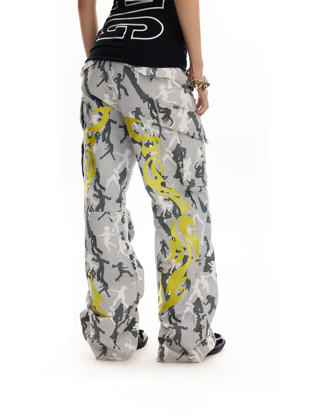 no E mosen Camo Studded Embroidered Women&