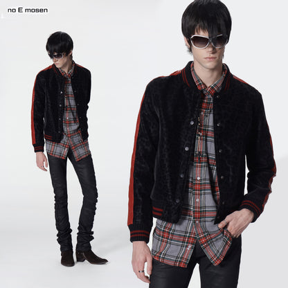 no_E_mosen_Leopard_Print_Black_Red_Color_Block_Paneled_Slim_Fit_Women&