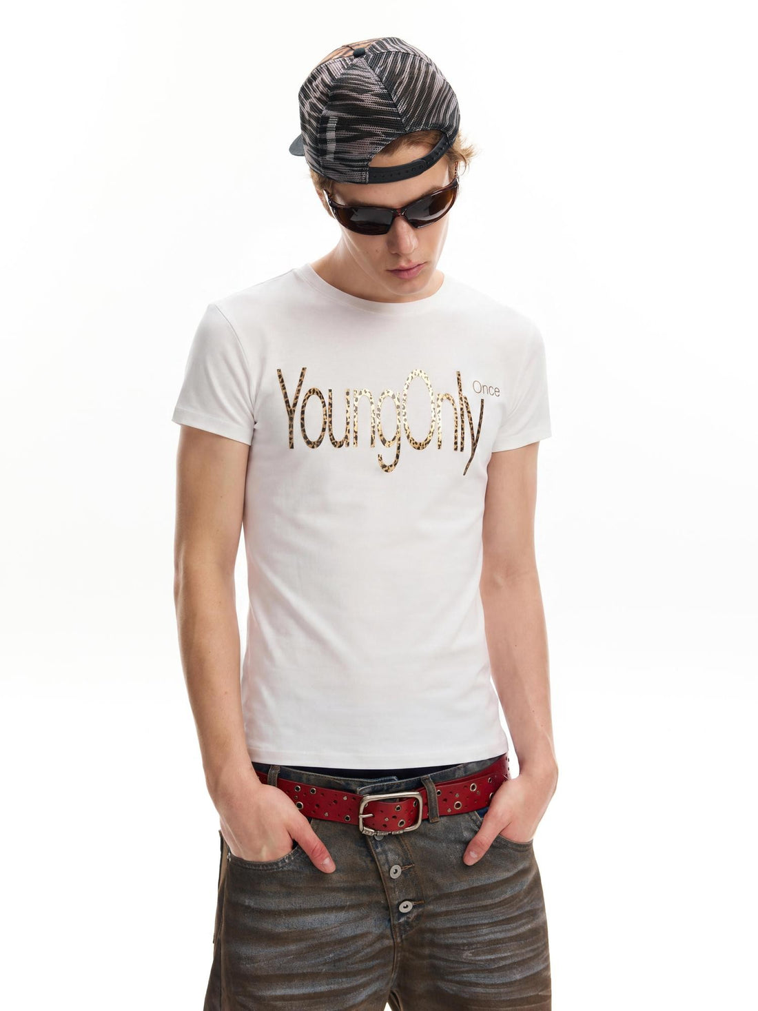 no E mosen Liquid Metal Silver Print Streetwear Graphic Women&