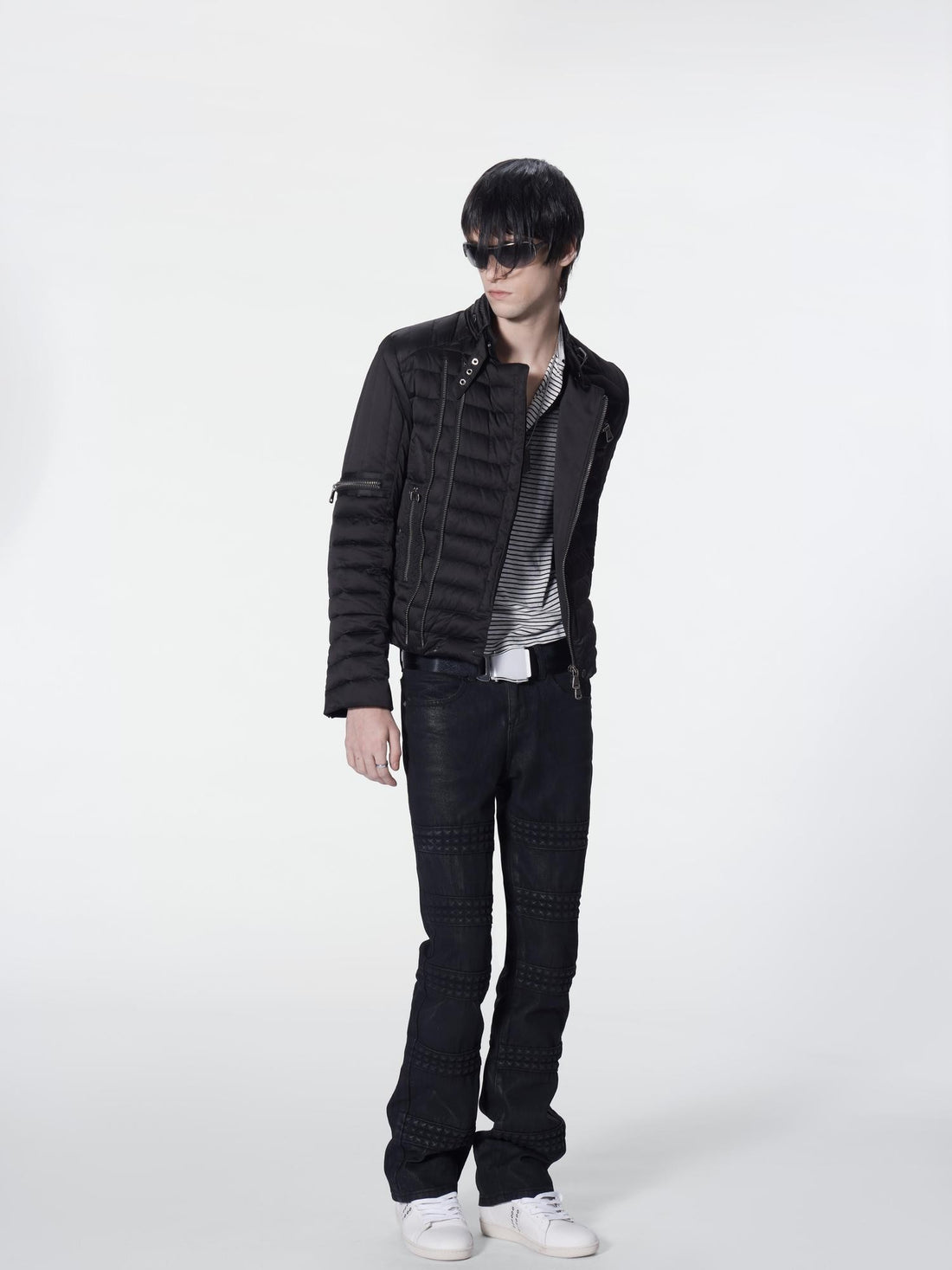 no E mosen Multi Zip Structured Slim Fit Women&