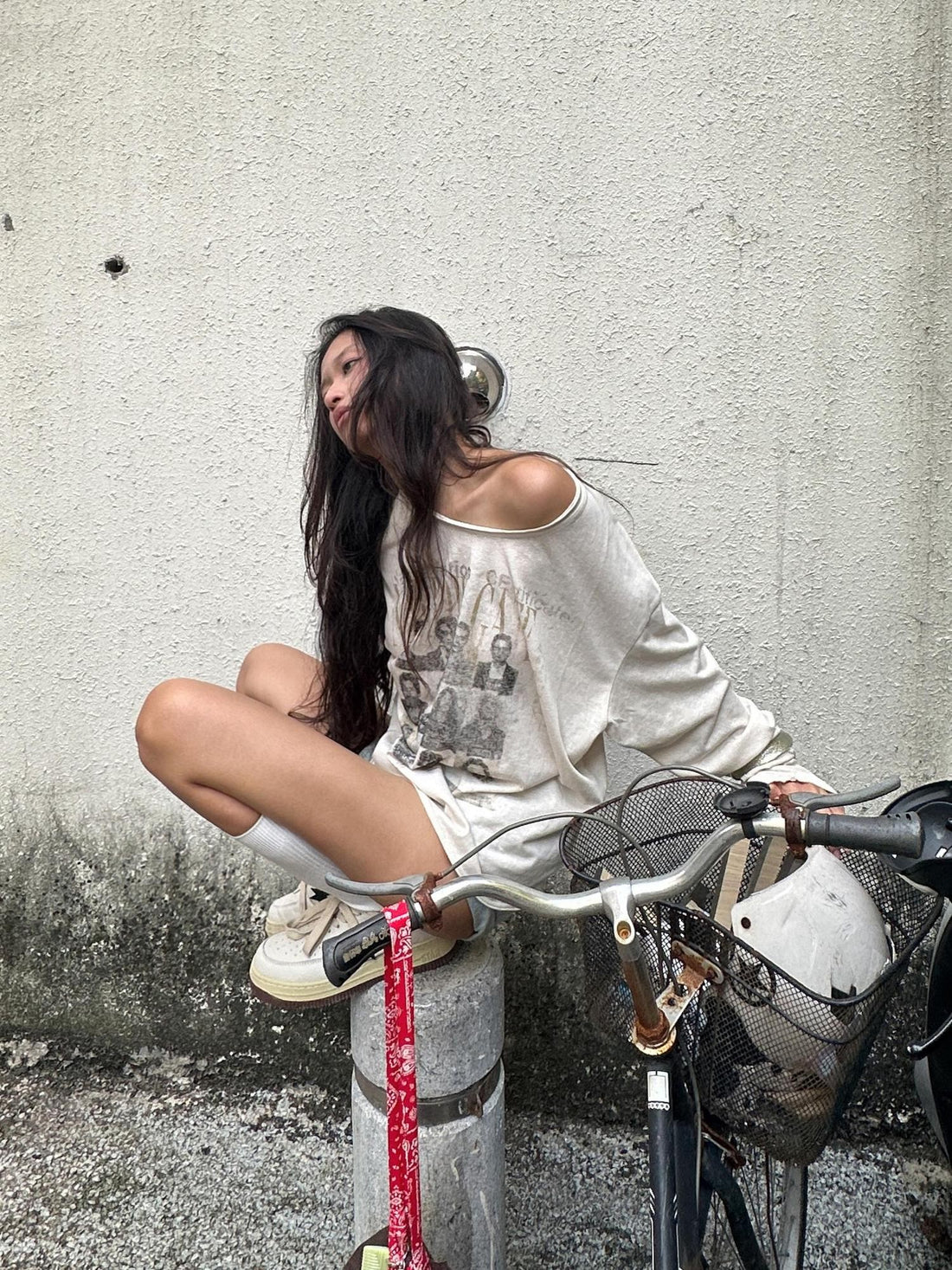 no E mosen Rock Print Embroidered Women&
