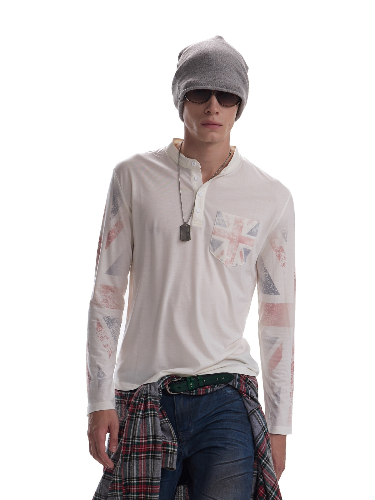 no_E_mosen_Semi_Sheer_Union_Jack_Distressed_Print_Henley_Women&