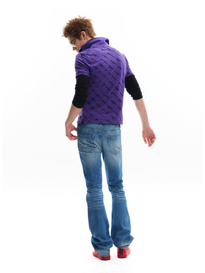 no E mosen Star Eagle Embroidery Print Women&