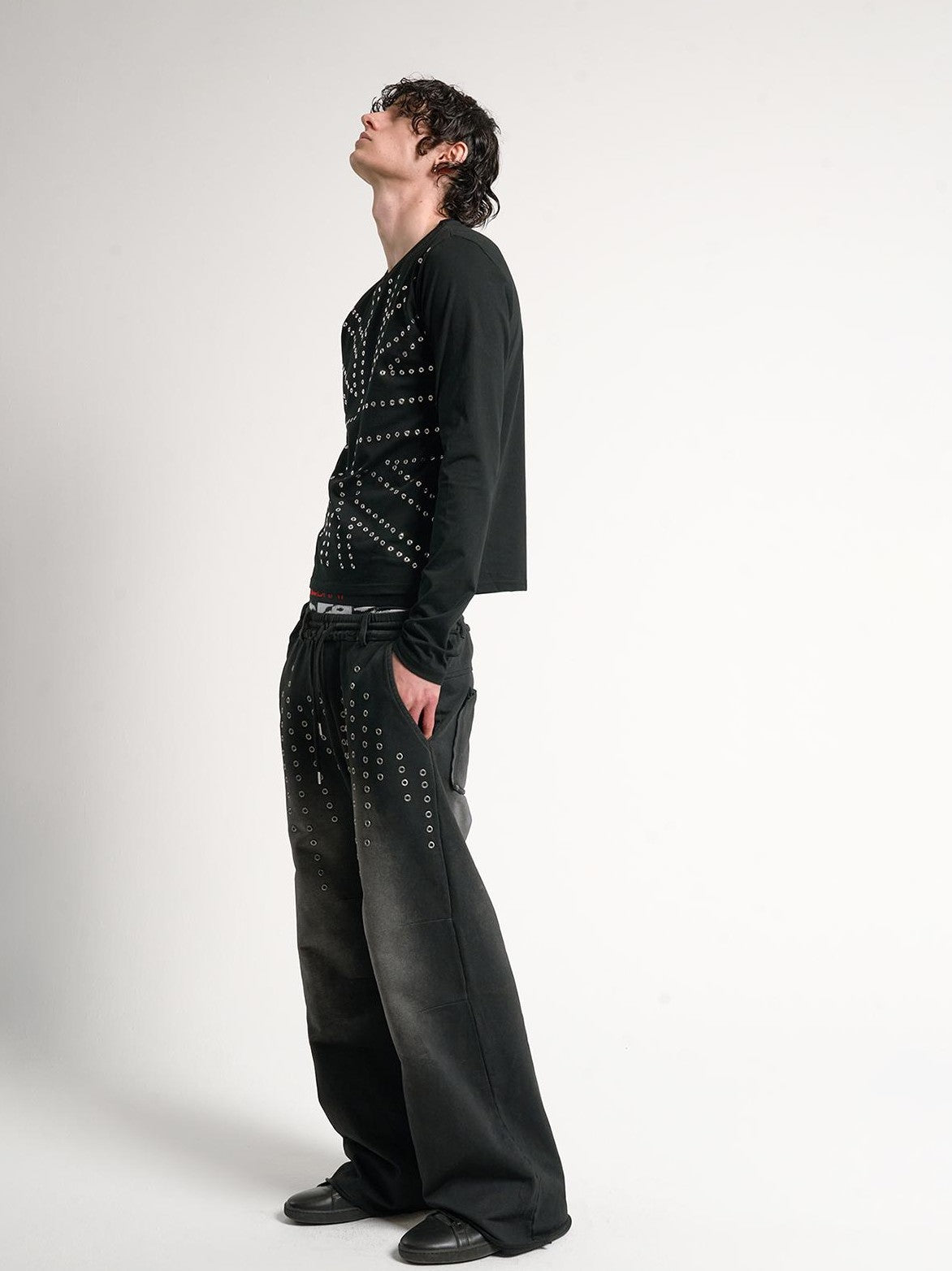 no E mosen Studded Rhinestone Embellished Slim Fit Women&