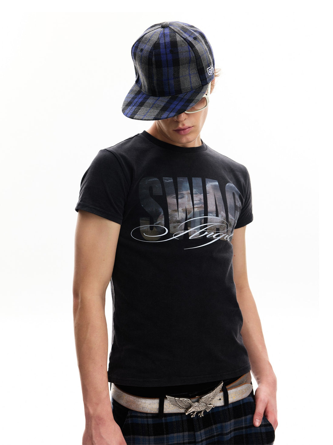 no E mosen Washed Distressed Portrait Print Streetwear Women&