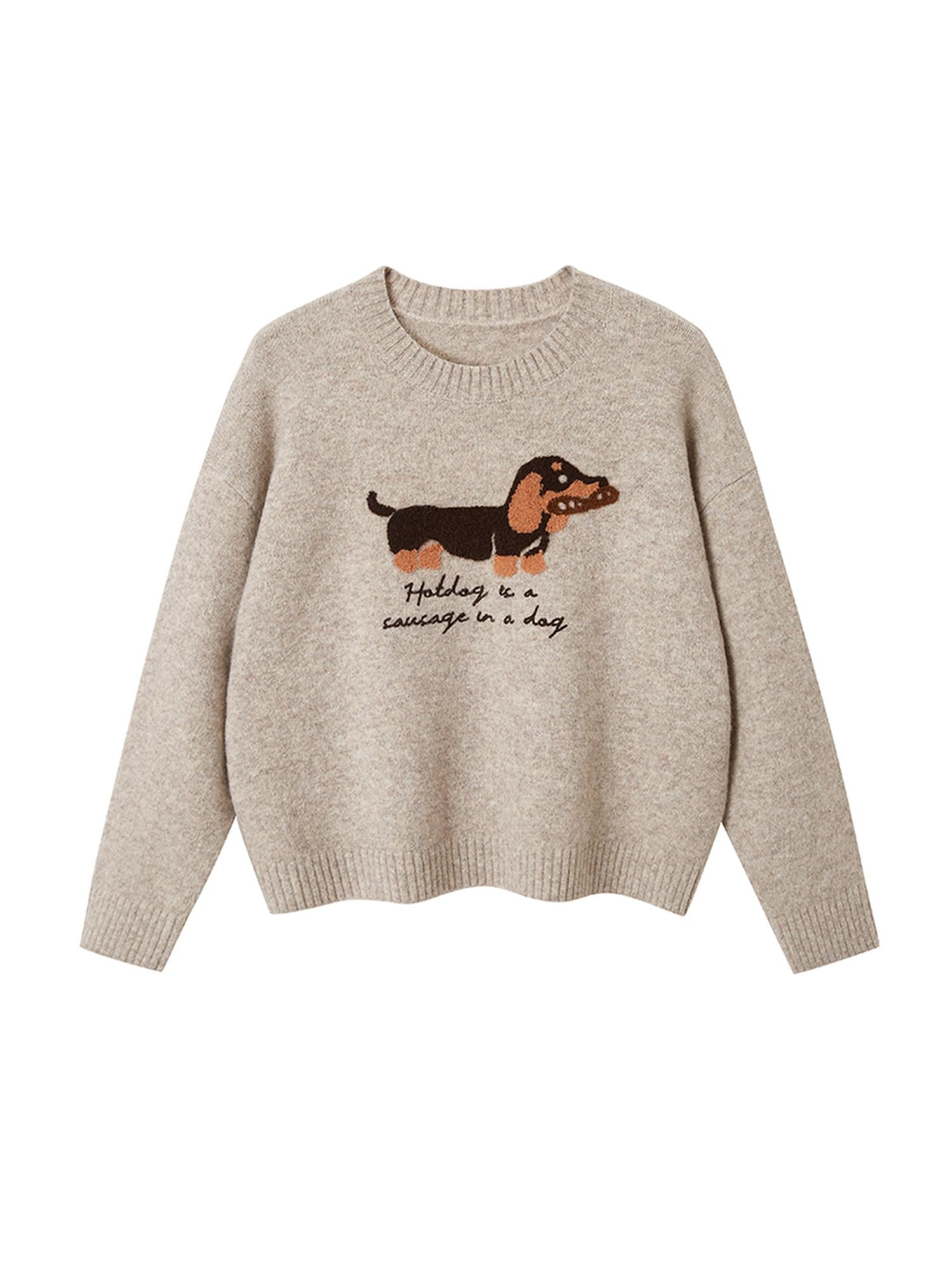 DIDDI MODA Cozydachshund Knit Sweater