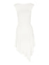 STRIKE A POSE 2025 Summer Cool Asymmetrical Ruffle Midi Dress
