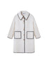 DIDDI MODA Vintage Shell Embroidered Wool Coat
