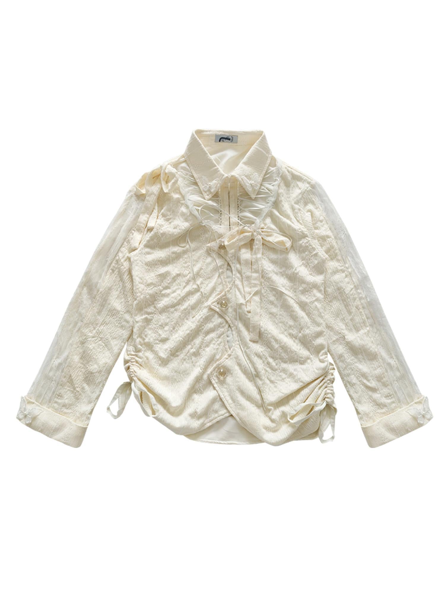 WSW WUSHENWU Heavy Industrial Textured Structured Shirt Original Cut