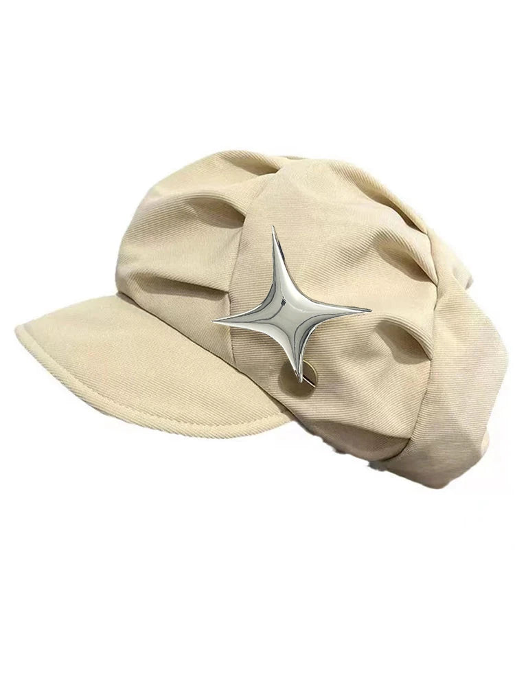 Vintage Cloud Beret Hat For Fall Tokyo Girly Style Caps