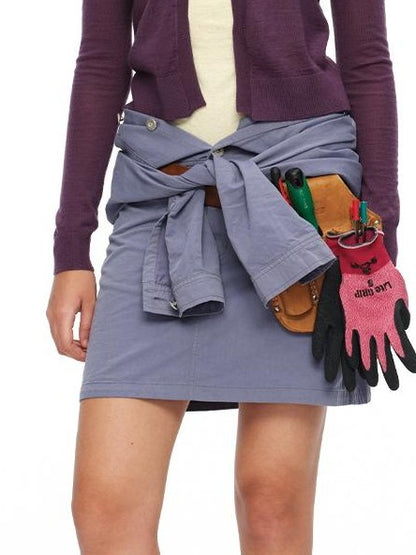 oinimi Airy Layered Set In Shoulder Side Slit Knit Casual Women&