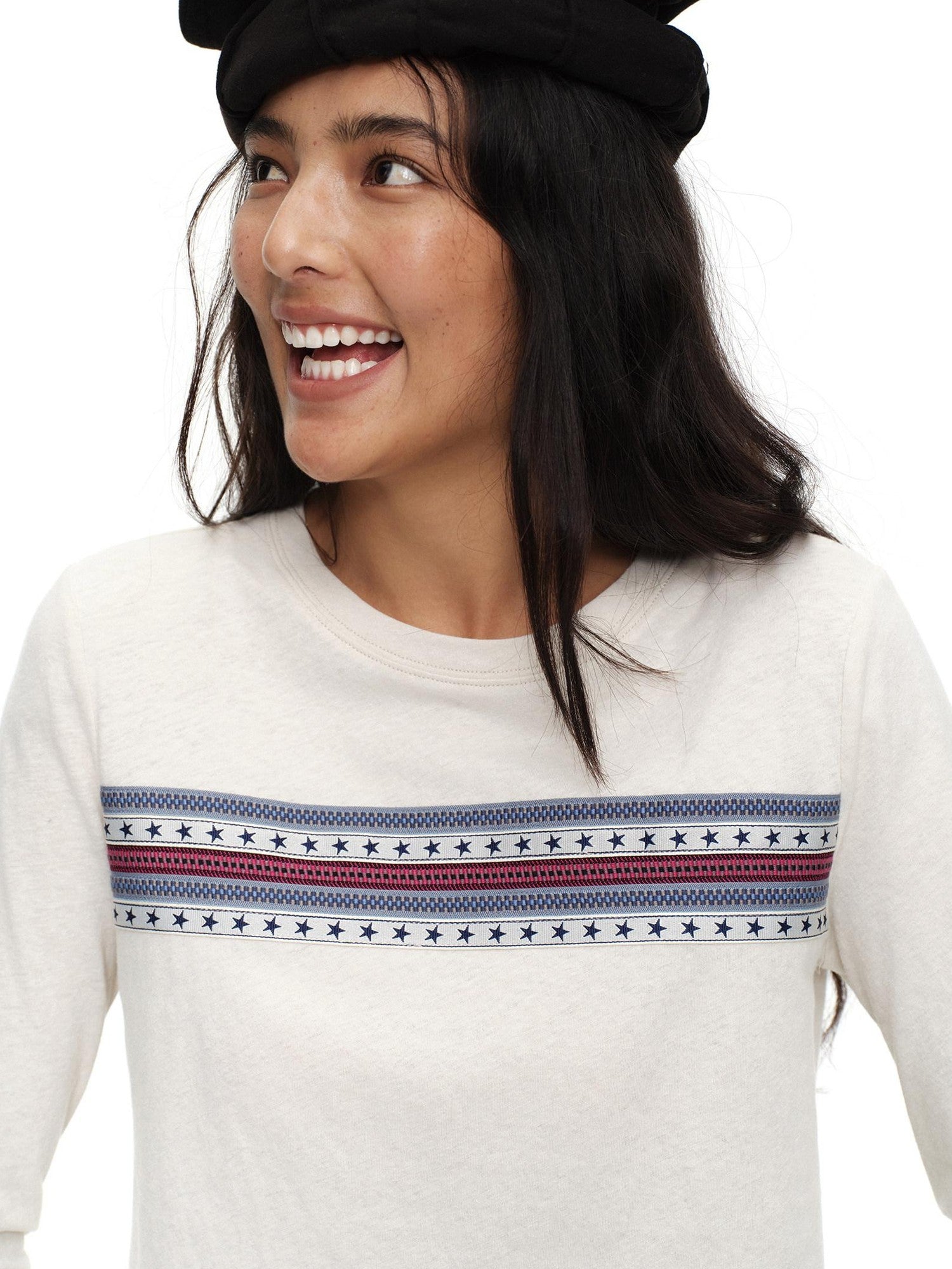 oinimi Apricot Gray Star Ribbon Patchwork Long Sleeve Slim Women&