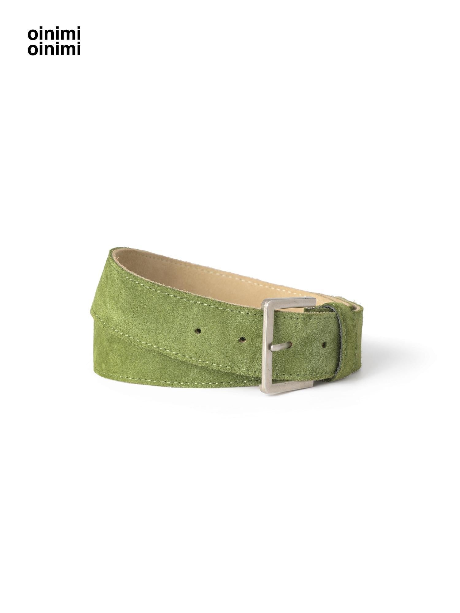 oinimi Avocado Green Hand Stitched Visible Seam Women&
