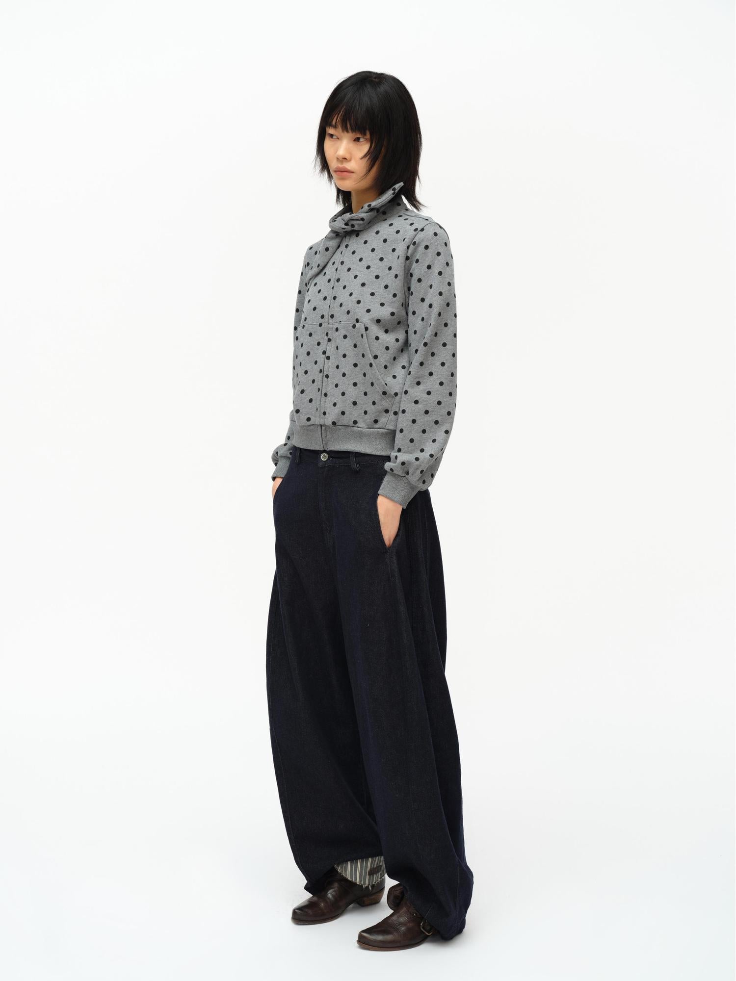 oinimi Butterfly Print Hooded Zip Up Sweatshirt