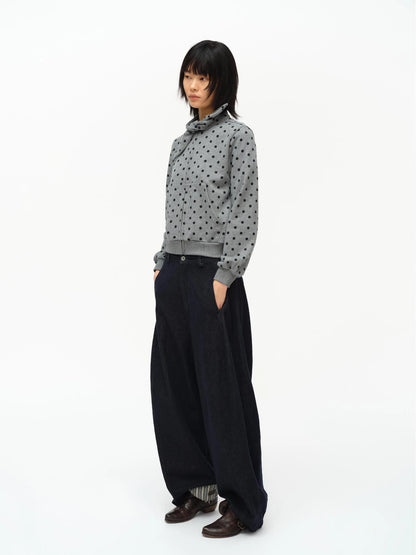 Butterfly Print Hooded Zip Up Sweatshirt