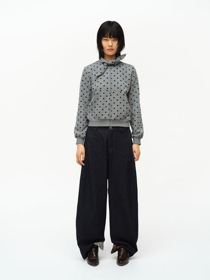 oinimi Butterfly Print Hooded Zip Up Sweatshirt