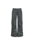 oinimi_Deep_Gray_Multi_Pocket_Ruched_Low_Rise_Straight_Women&