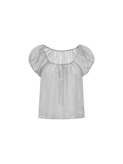 oinimi_Forest_Puff_Sleeve_Drawstring_Square_Neck_Women&