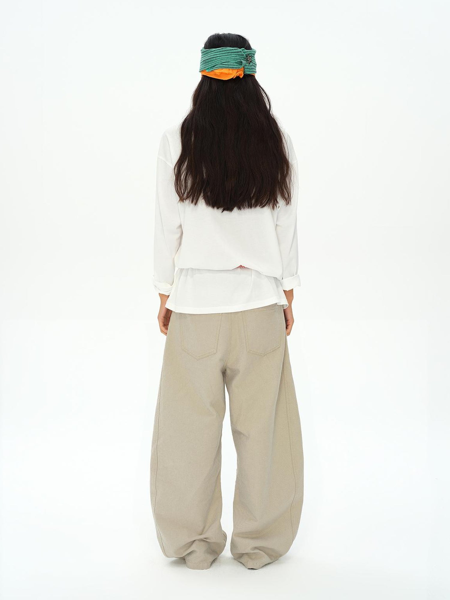 oinimi Frayed Lotus Lace Poet Tee French Pleat Long Sleeves