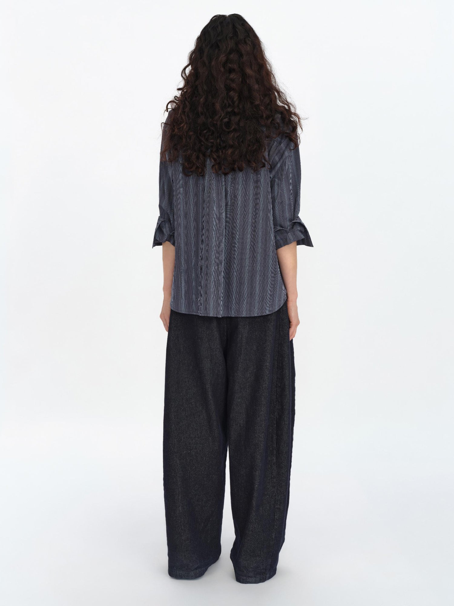 oinimi Fun Striped Button Down Shirt With Multiple Buttons