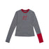 oinimi_Gray_Stripe_Crewneck_Tee_With_Tiger_Embroidery_MISSTT