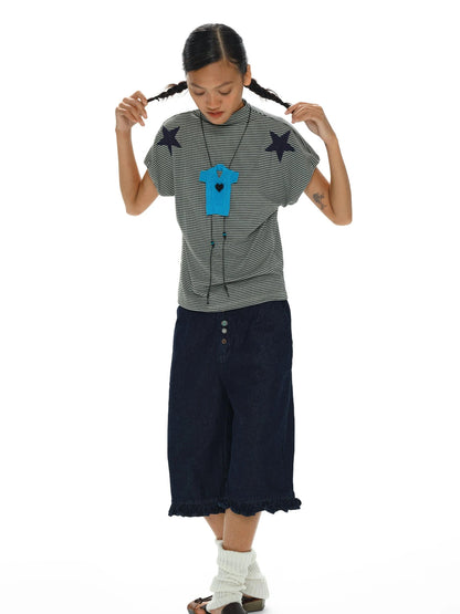 Heartfelt Beaded Sweater Chain Necklace