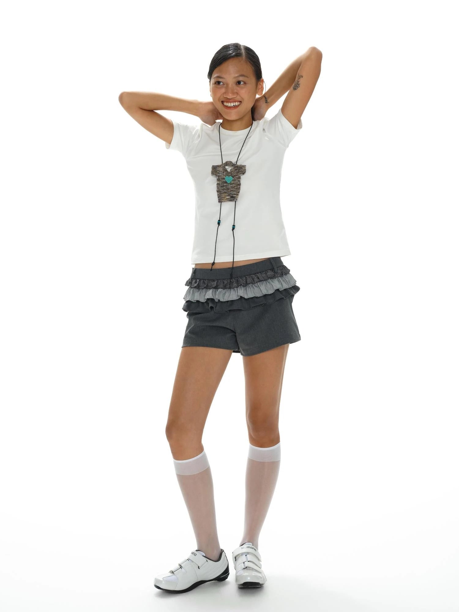 Heartfelt Beaded Sweater Chain Necklace