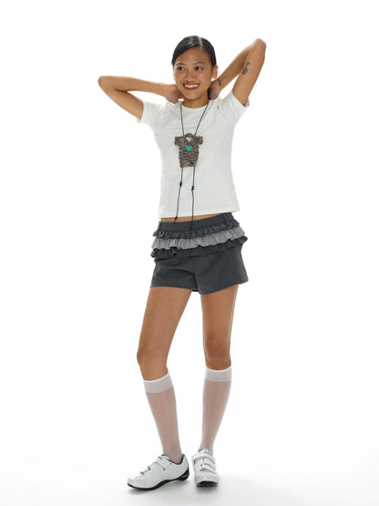 Heartfelt Beaded Sweater Chain Necklace