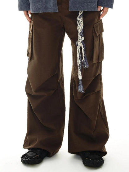 Heavy Washed Vintage Utility Jacket Parka Casual Outerwear