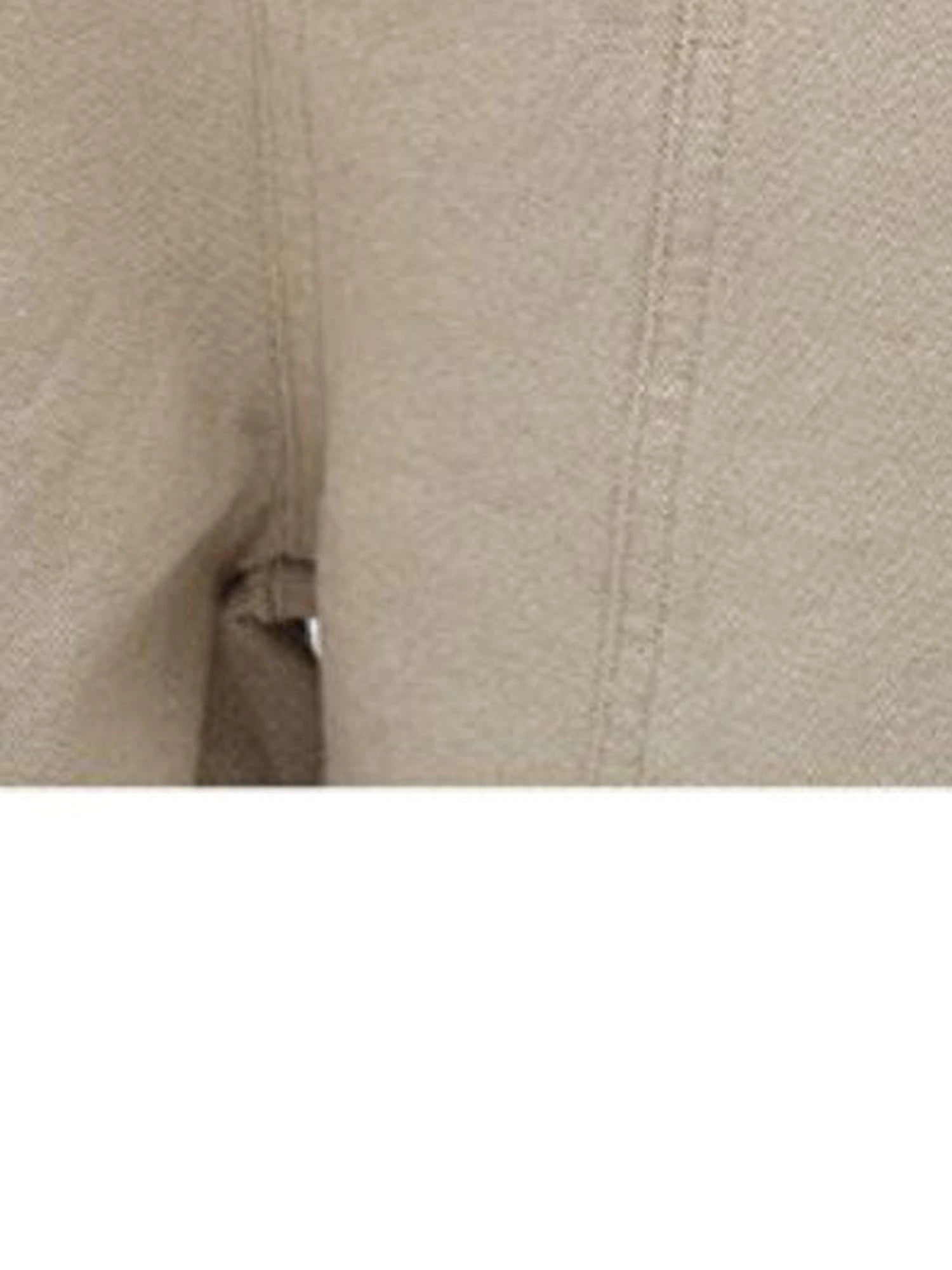 Henry Collar Waffle Long Sleeve Tee Slim Fit Basic Top