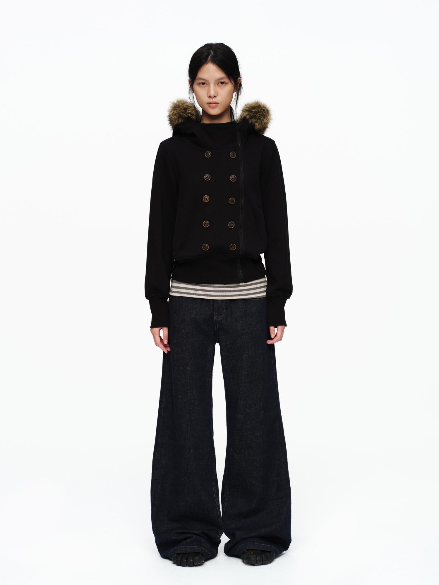 oinimi High Stretch Warm Striped Natural Waist Women Polyester Shorts