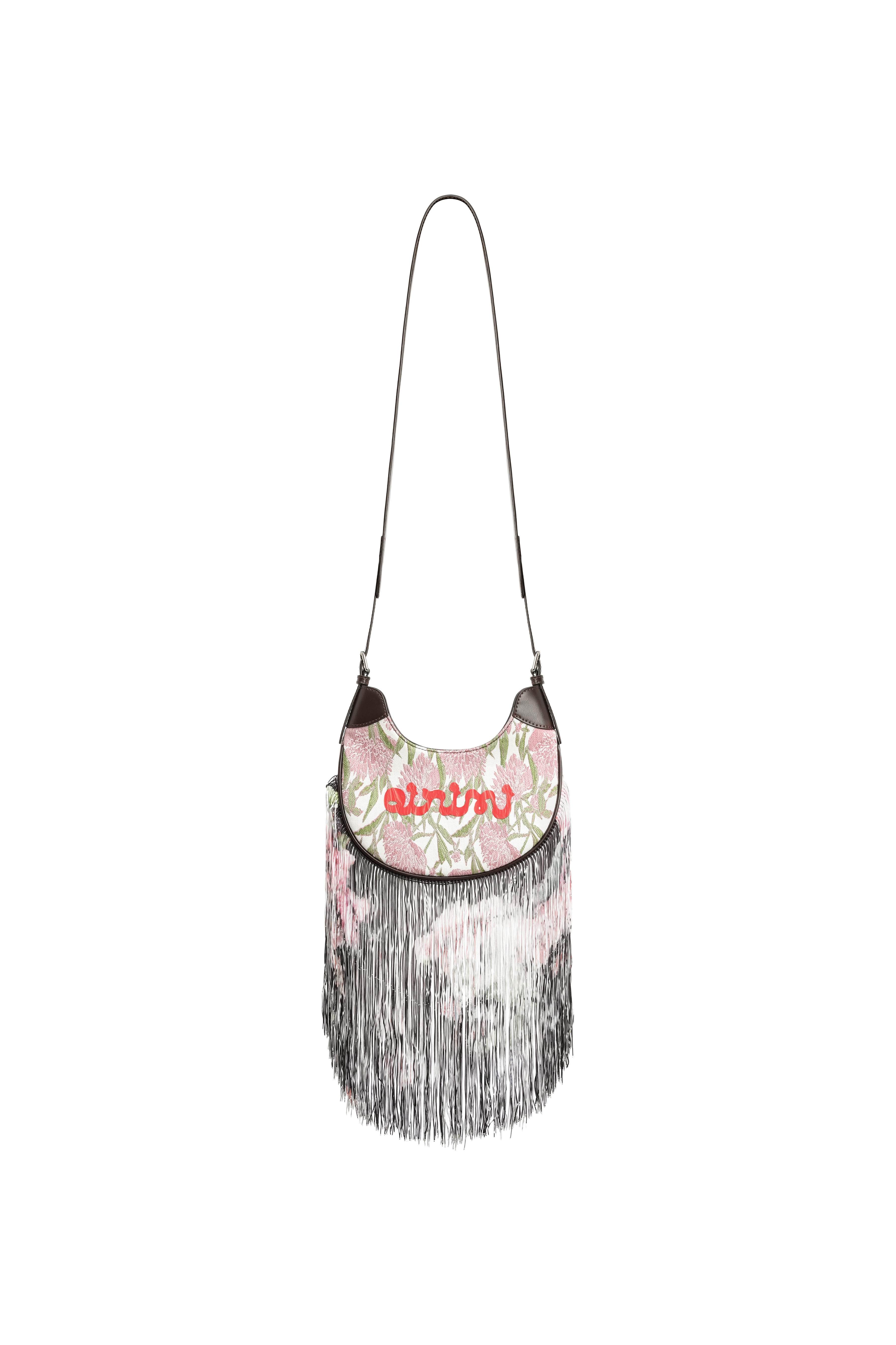 oinimi_Jacquard_Floral_Waterfall_Tassel_Mini_Saddle_Bucket_Women&