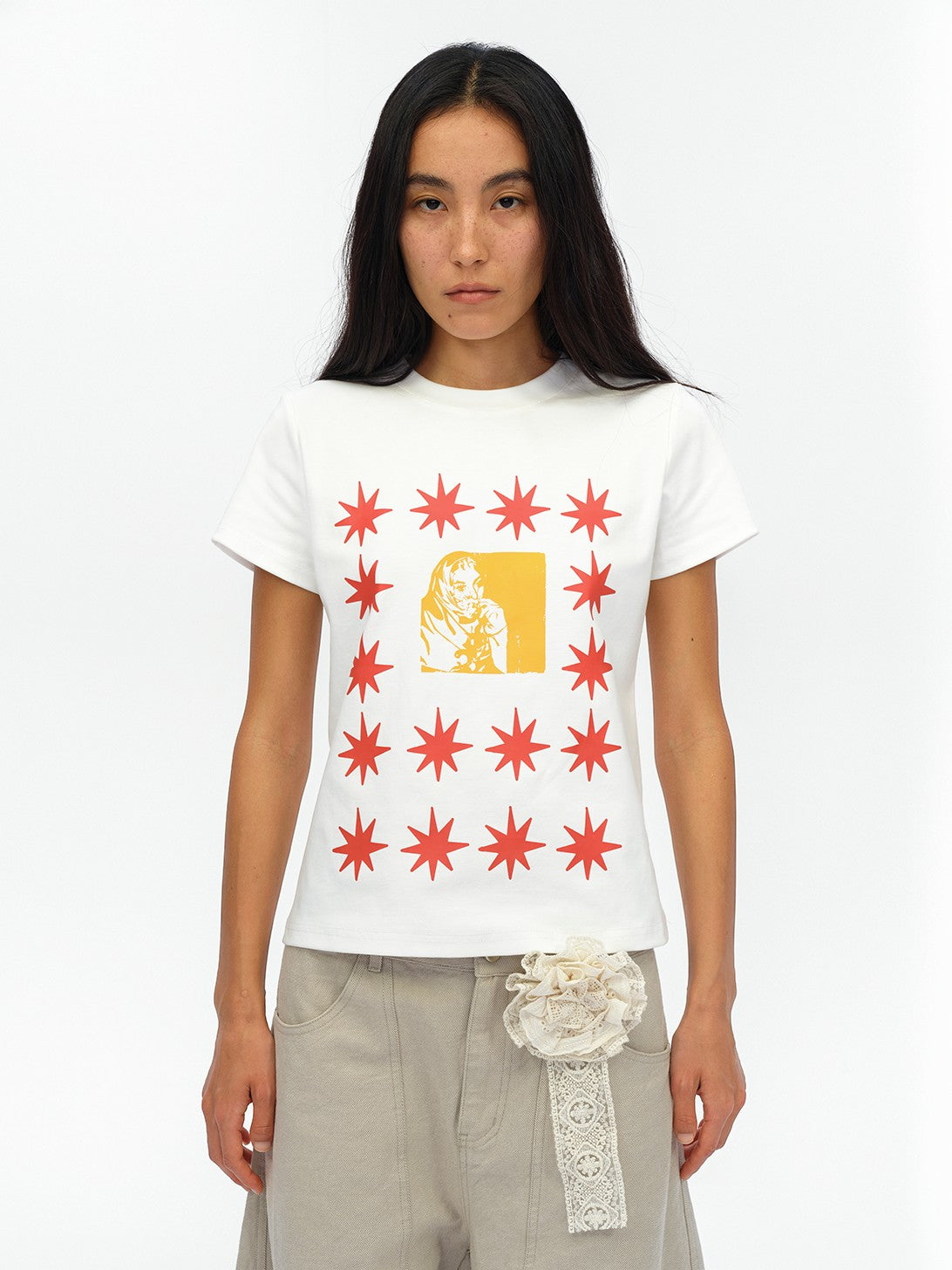 oinimi London Street Dotted Star Print Women&