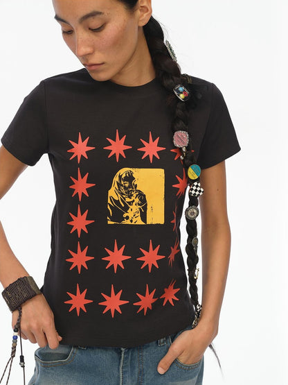 oinimi London Street Dotted Star Print Women&