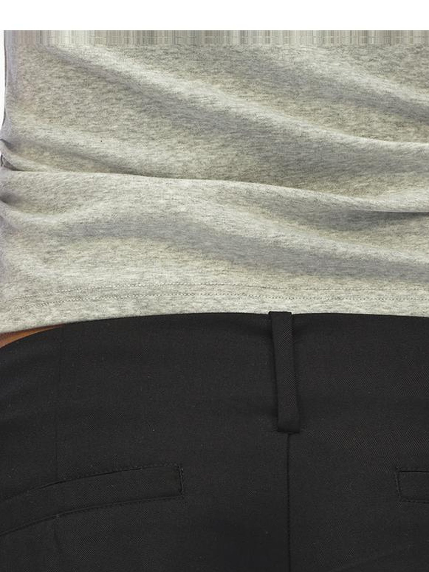oinimi Low Rise 7 8 Flared Trousers In Slimming Black
