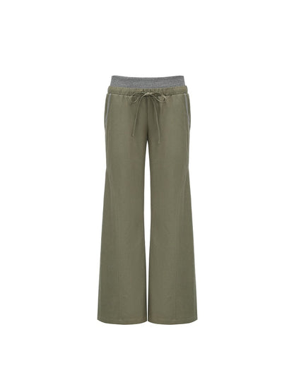 oinimi_Matcha_Colorblock_Double_Waist_Drawstring_Women&