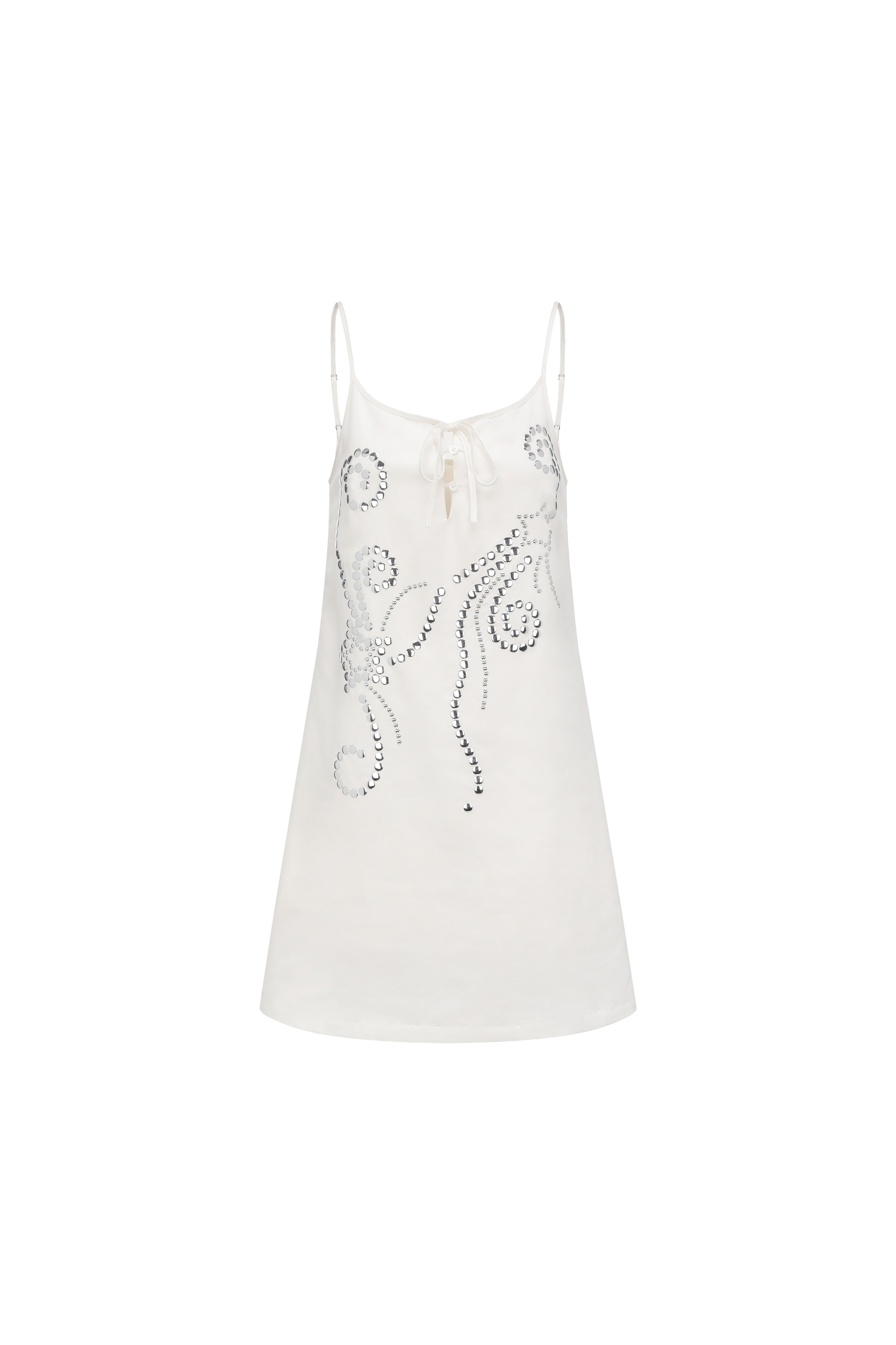 oinimi_Pearl_White_Sequin_Relaxed_A_Line_Women&