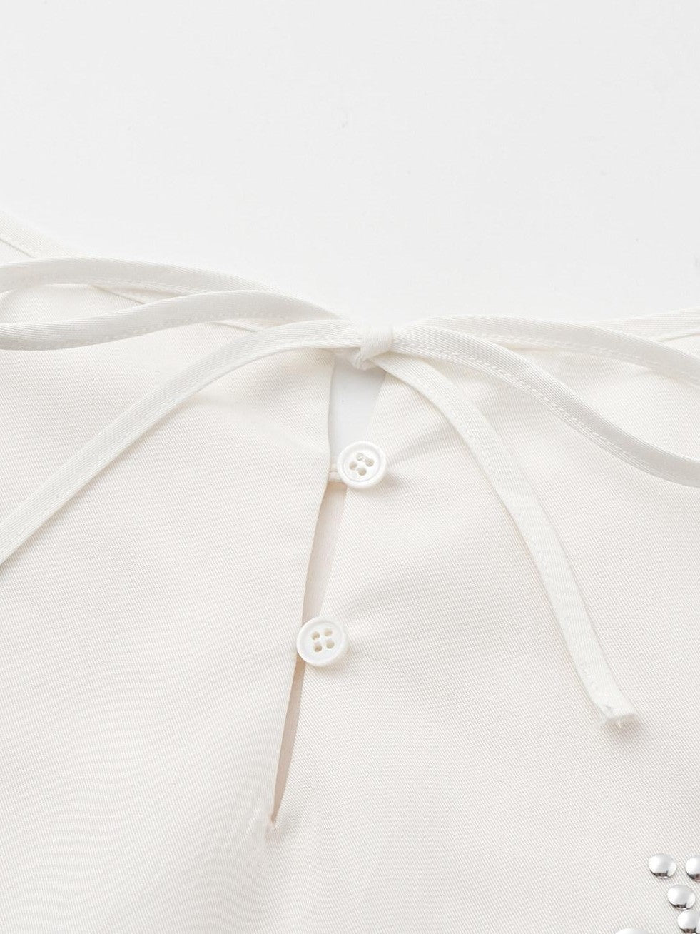 oinimi Pearl White Sequin Relaxed A Line Women&