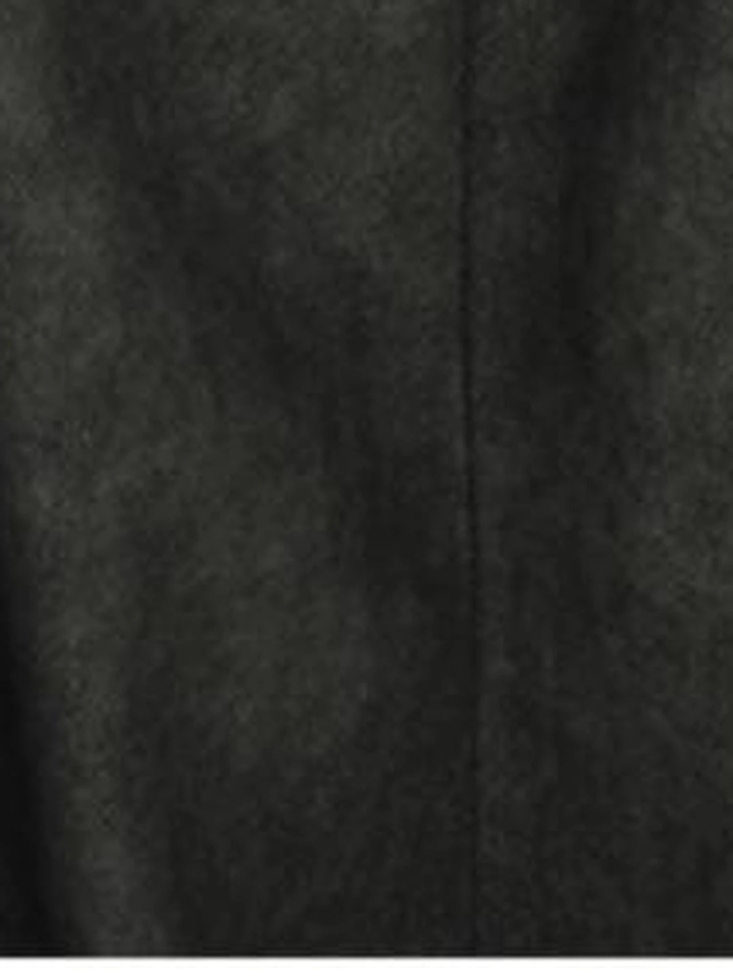 Pleated Mud Dyed Mouse Gray Vest With Raw Hem