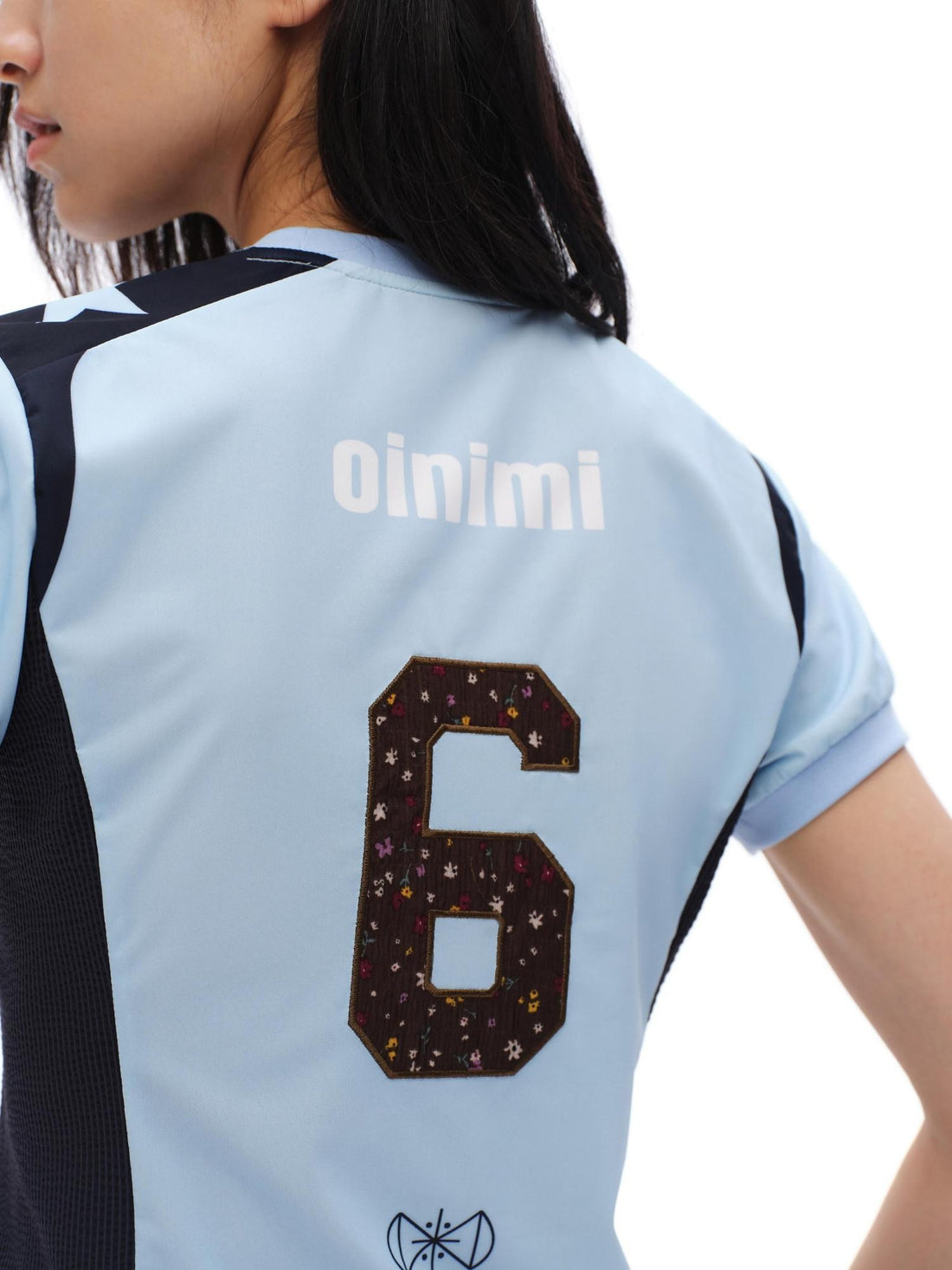oinimi Retro Sporty Floral Patchwork Embroidered Women&